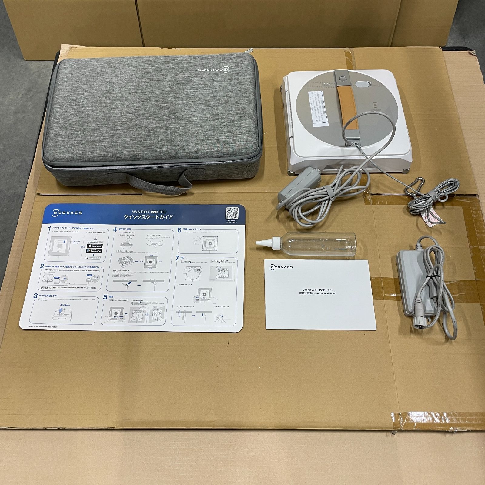 ☆ジャンク☆Ecovacs ガラスクリーニングロボット WINBOT W1 PRO