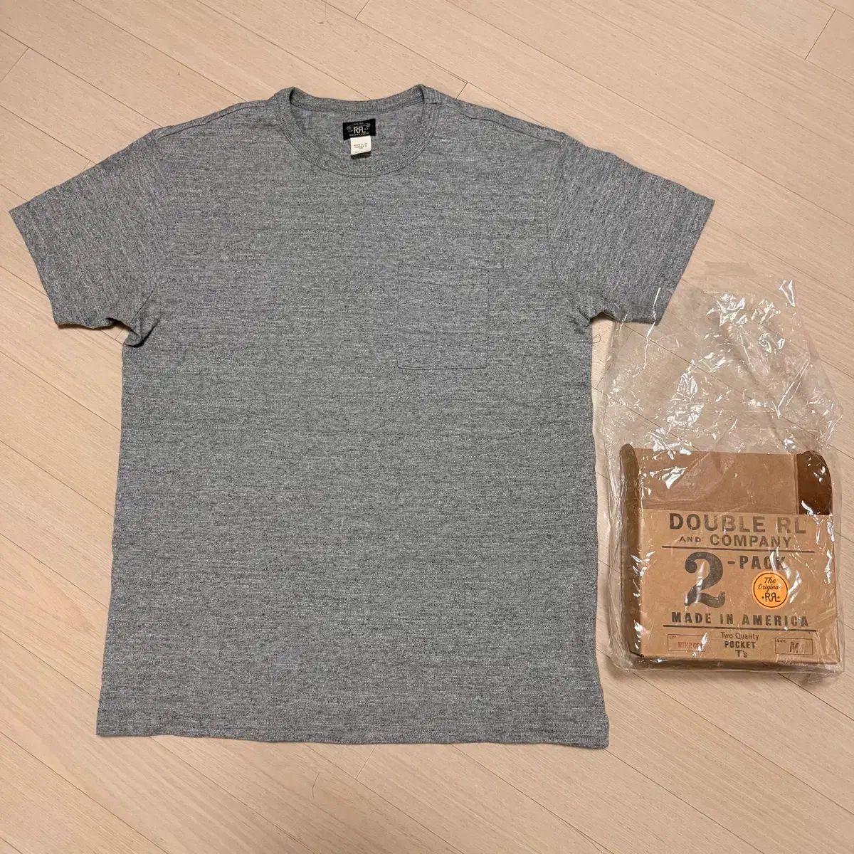 RRL トゥーパック Tシャツ グレー M
