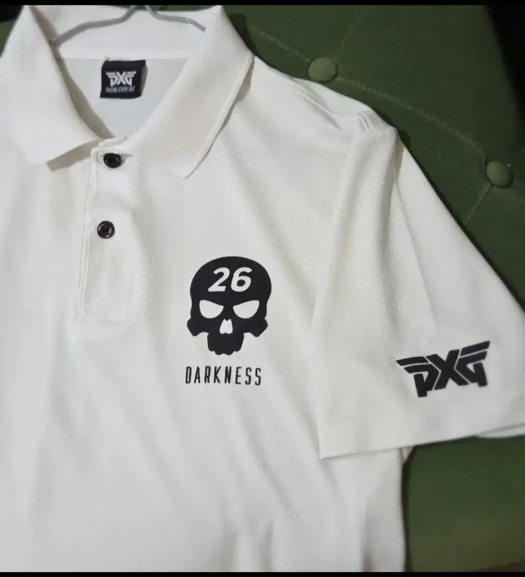 PXG ゴルフウェア 半袖 カラーTシャツ 白 95 バスト 50