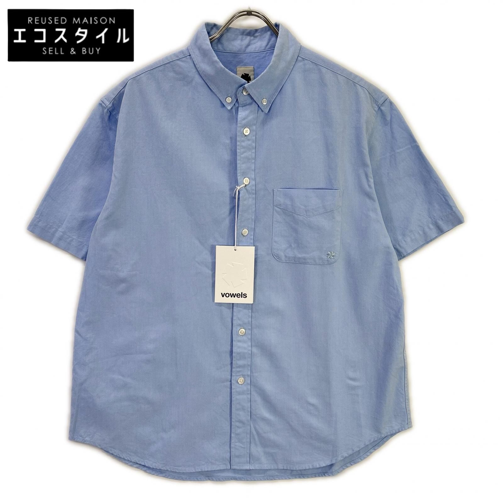 vowels　バウルズ　25SS ブルー 半袖シャツ　2