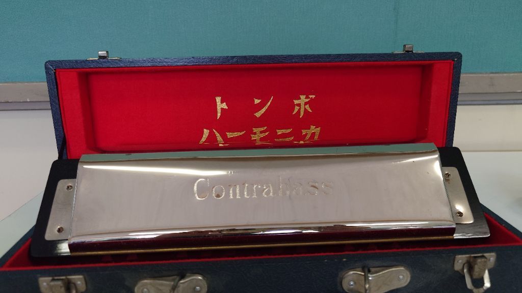 TOMBO トンボ コントラバス ハーモニカ Contrabass 専用ケース付