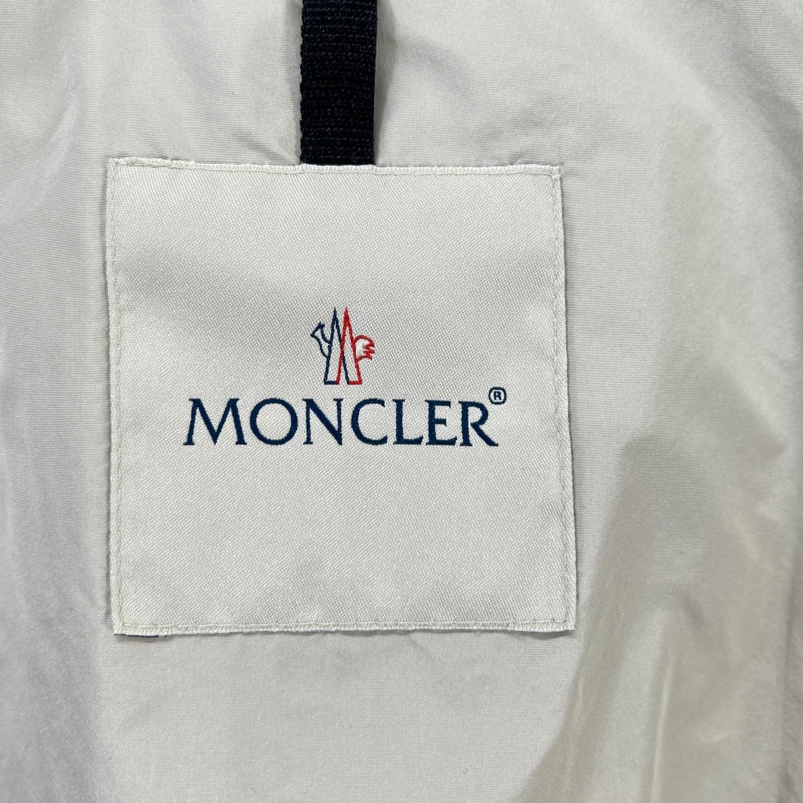 MONCLER モンクレール グレー ナイロン CARMIN ノーカラージャケット 0