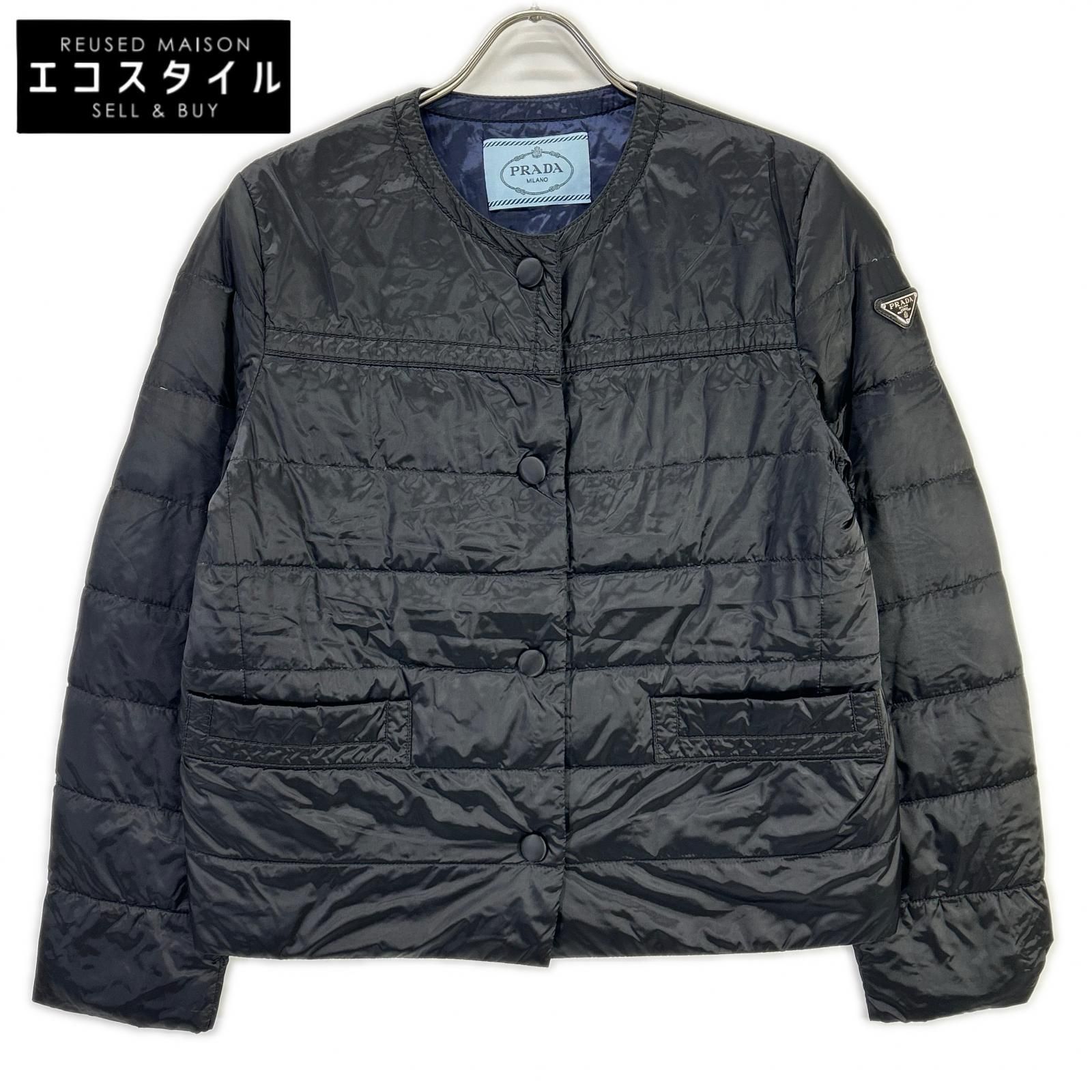 PRADA　プラダ　29B831 ネイビー ダウンジャケット　44