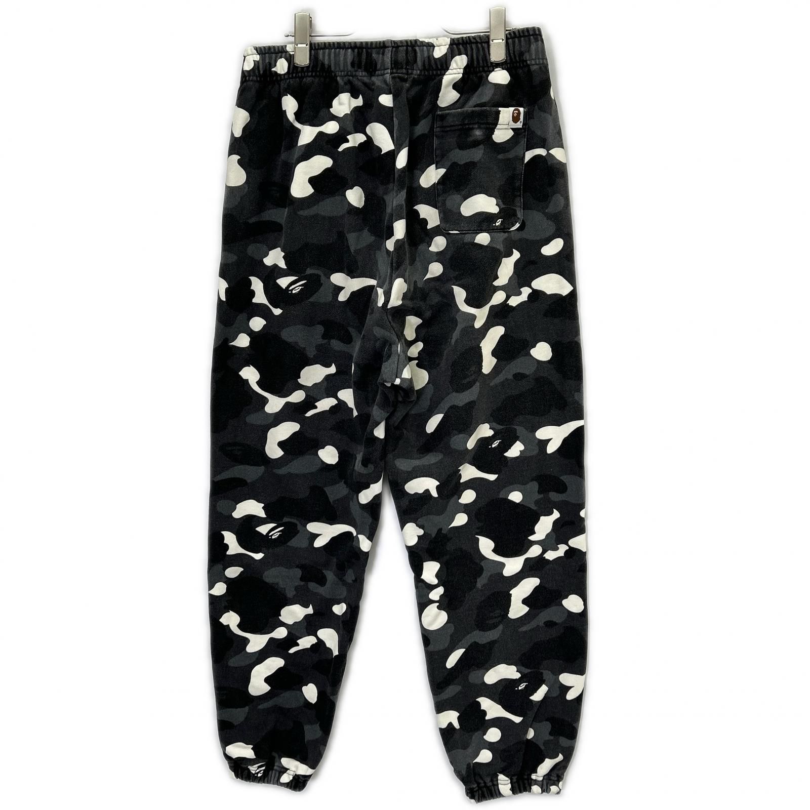 A BATHING APE アベイシングエイプ グレー シャークパンツ M - メルカリ