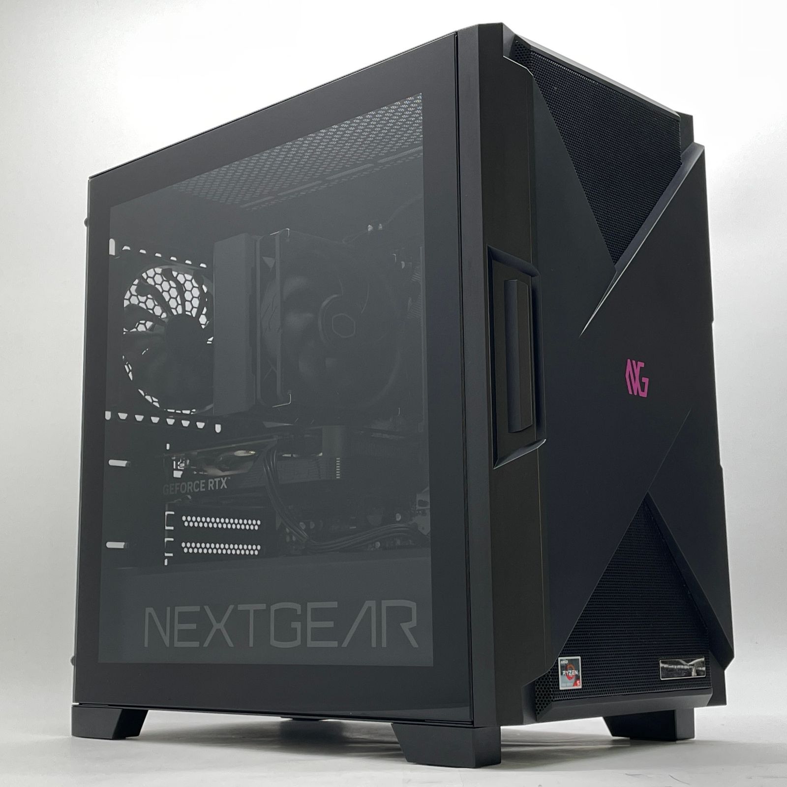 mouse NEXTGEAR JG-A5G60 デスクトップゲーミングPC Ryzen5 4500 16GB RTX 4060 SSD 1TB Wi-Fi非搭載 【C6492-140】