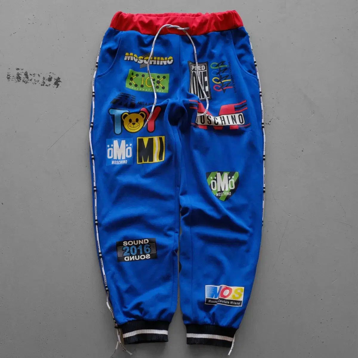 Moschino x Jeremy Scott 2016 レーシング パンツ