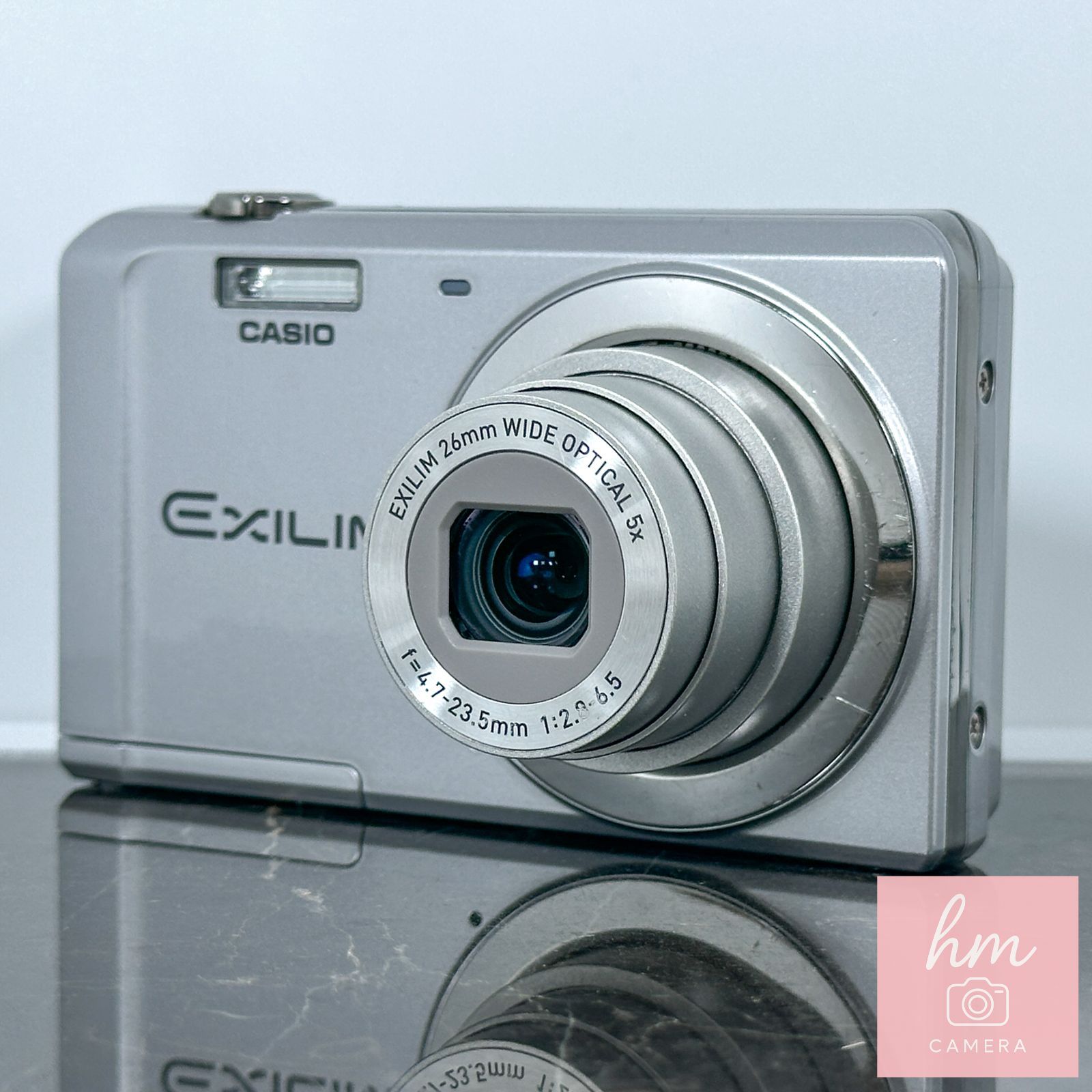 [Good Condition] CASIO EXILIM EX-ZS5 Silver Compact Digital Camera, 14.1 Million Pixels, 5x Optical Zoom, Wide Angle, 26mm, Easy Mode, Casio
