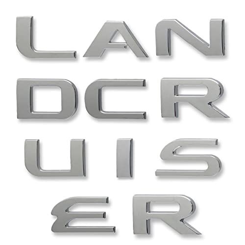 【AWESOME/オーサム】 LANDCRUISER ランドクルーザープラド 150系用 カスタムロゴエンブレム (クロームメッキ)as