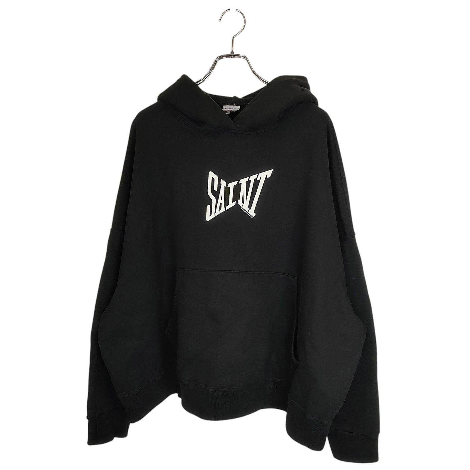 SAINT MICHAEL セント マイケル HOODIE RIBON SAINT M ブラック メンズ