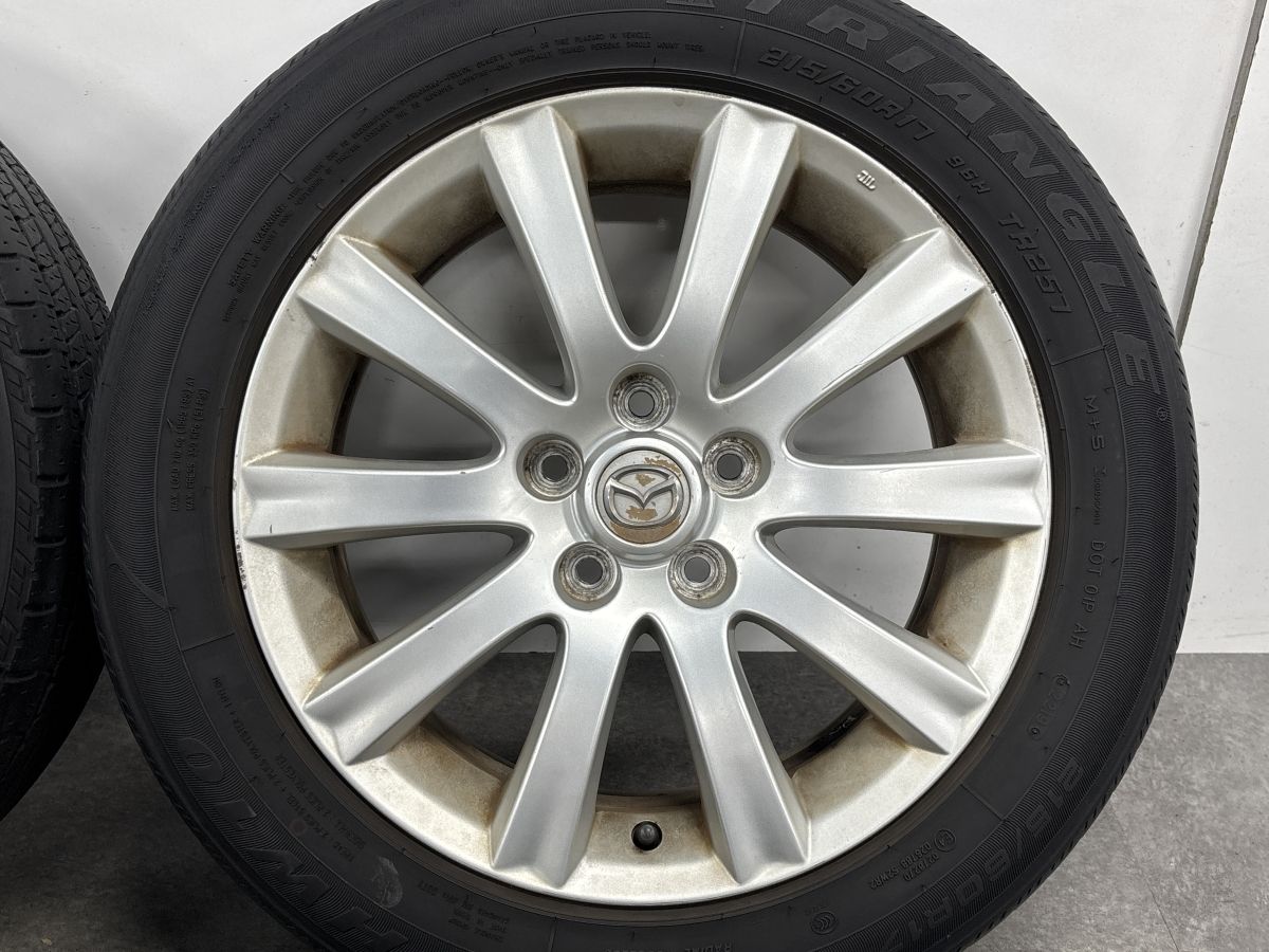 良好品】マツダ MPV 純正 17in 7J +45 PCD114.3 トライアングル THW10