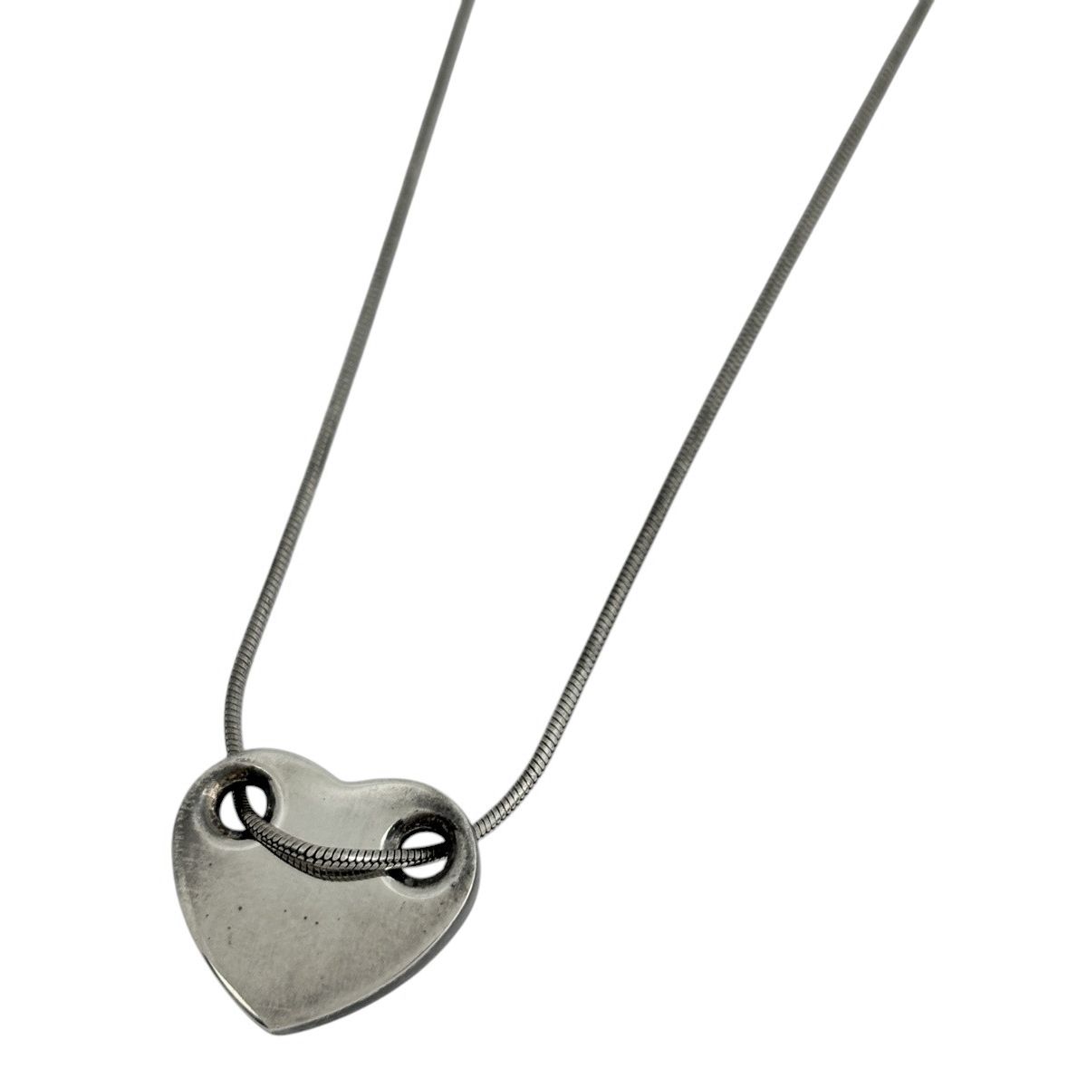 ティファニー TIFFANY&Co. ハート ネックレス プレート シルバー925 シルバー レディース 【中古】