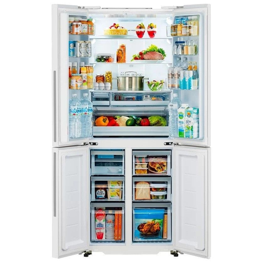 アウトレット品】AQUA 冷蔵庫 420Lフレンチドア 4ドア 幅70cm 大容量6