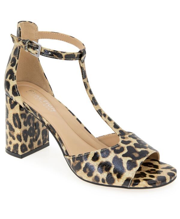 ケネスコール レディース シューズ サンダル Kenneth Cole Reaction Womens Levine Round Toe Dress Sandals Leopard アニマル