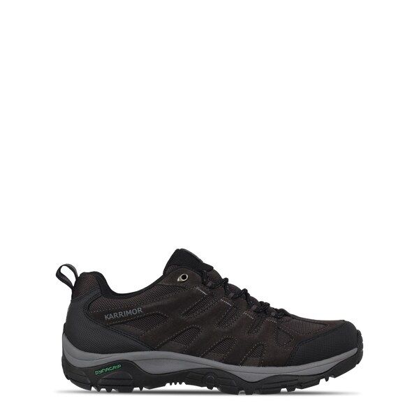 カリマー メンズ シューズ スニーカー レザー Karrimor Summit Mens Leather Walking Shoes Charcoal チャコール