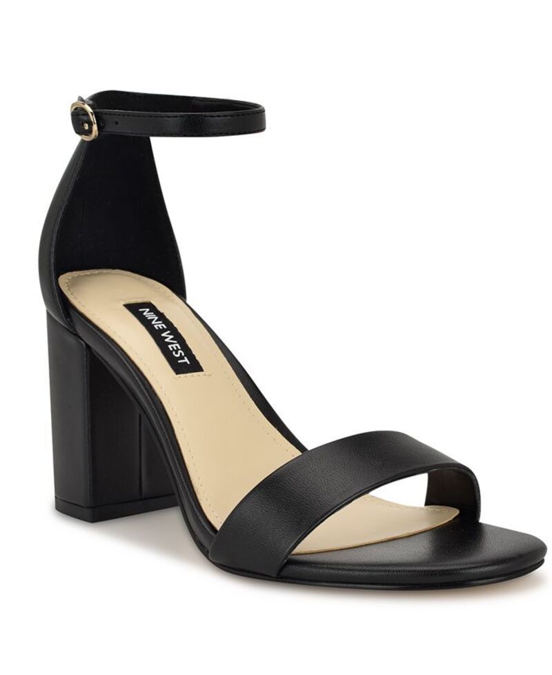 ナインウェスト レディース シューズ サンダル Nine West Womens Toniann Open Toe Dress Sandals Black ブラック