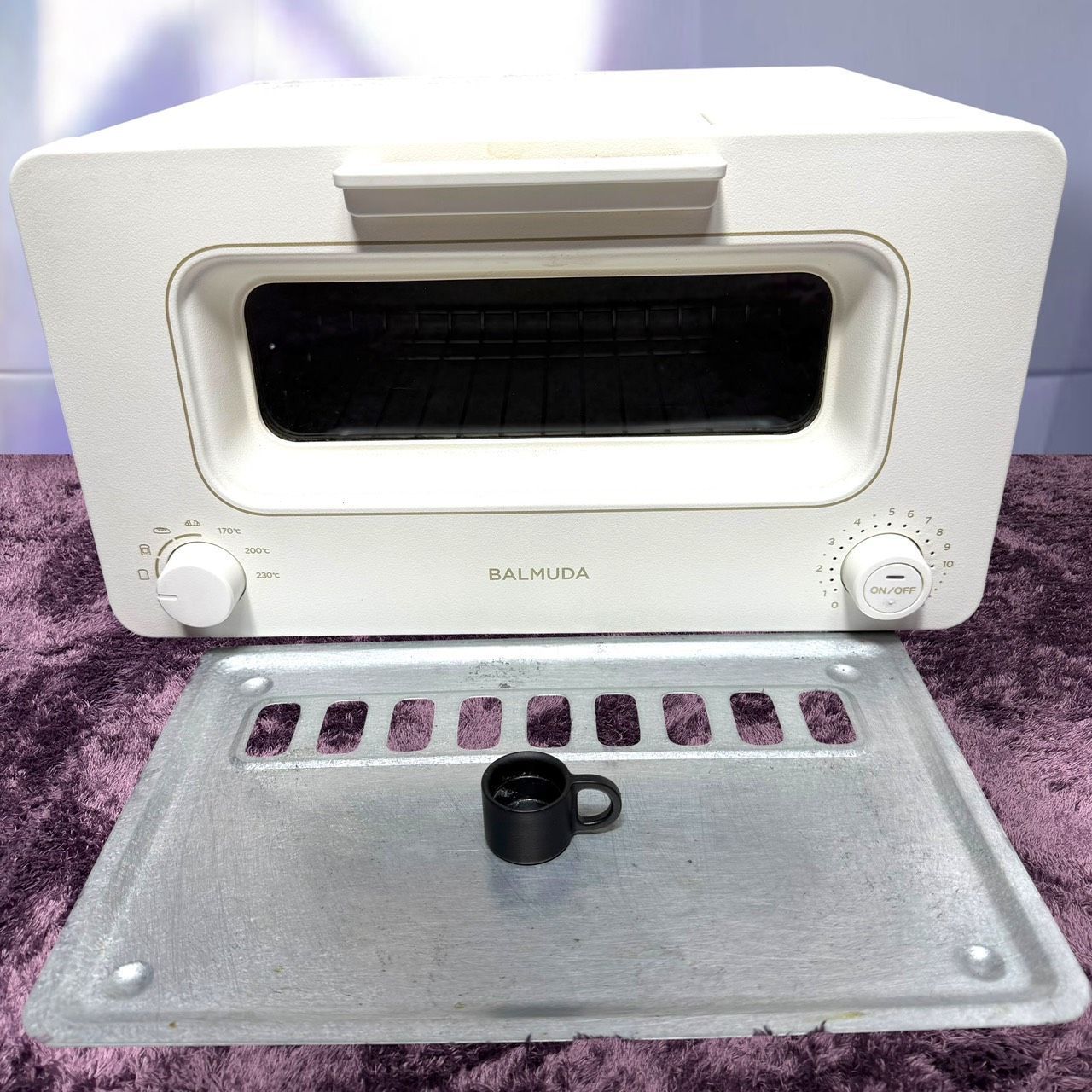 ☆動作品 送料無料 BALMUDA The Toaster K05A WH ホワイト