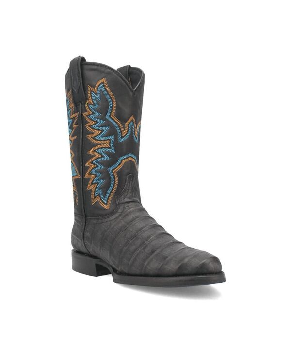 ディンゴ メンズ シューズ ブーツ・レインブーツ レザー Dingo Mens Trail Boss Leather Boot Black ブラック