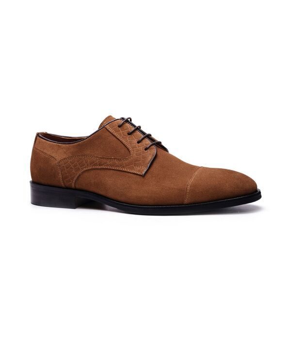 カルロスサンタナ メンズ アクセサリー 帽子 ダービー キャップ Carlos by Carlosantana Mens Havens Cap Toe Derby Shoe Tobacco brown