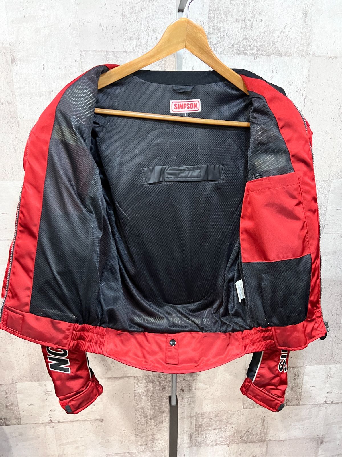 シンプソン ライディングジャケット S SIMPSON バイクジャケット