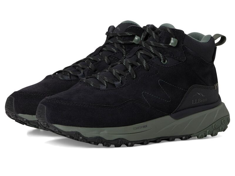 エルエルビーン レディース シューズ ブーツ・レインブーツ スニーカー レース LLBean Snow Sneaker 6 Waterproof Mid Lace Up BlackThyme ブラック
