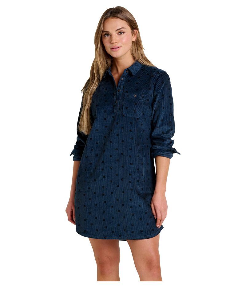 ドード アンドコー レディース トップス ワンピース ToadCo Cascadia Popover Long Sleeve Dress Midnight Geo Pr