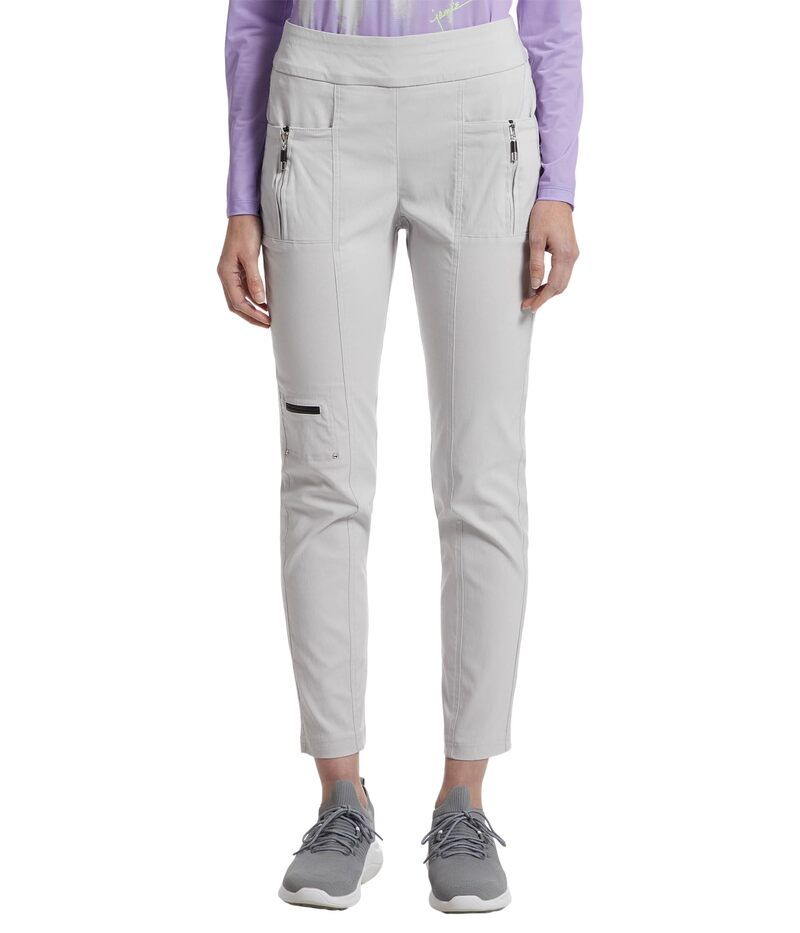 ジャイミーサドック レディース ボトムス カジュアルパンツ アンクル Jamie Sadock 385 Skinnyliscous Ankle Pants Oyster Grey グレー