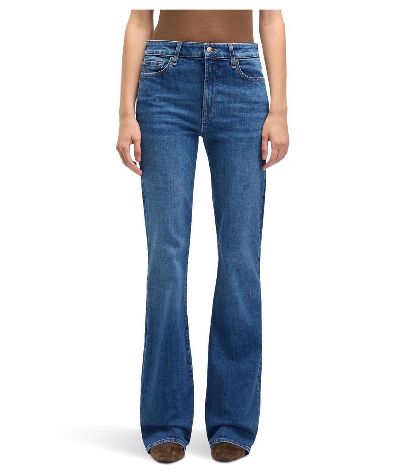 セブンフォーオールマンカインド レディース ボトムス デニムパンツ ブーツカット ブーツ 7 For All Mankind The Leggy Bootcut Moonwater