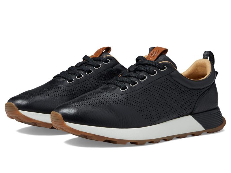 ジョンストンアンドマーフィー メンズ シューズ スニーカー Johnston Murphy Kinnon Perfed Jogger Black Full Grai ブラック