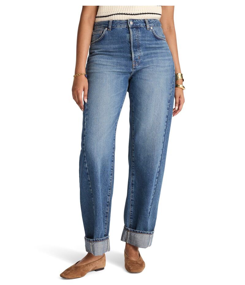 メイドウェル レディース ボトムス デニムパンツ Madewell Pieced Barrel With Cuff In Mosby Wash Mosby Wash