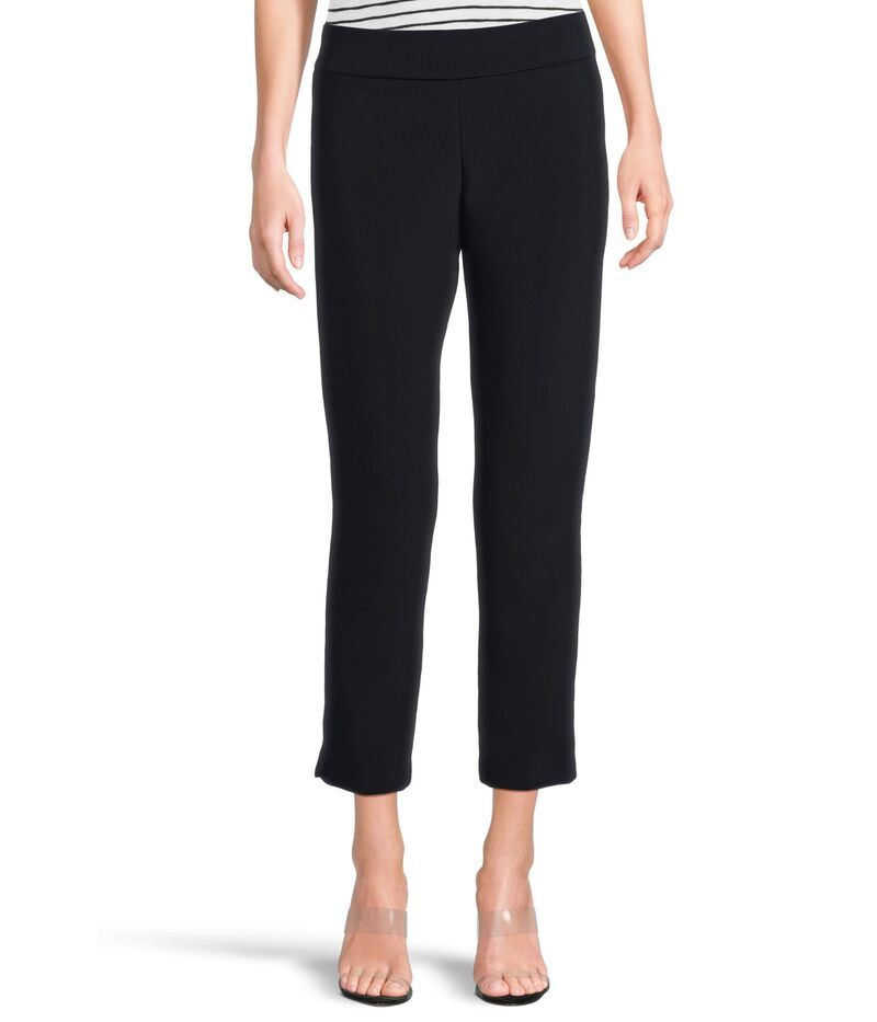クレイジーラリー レディース ボトムス カジュアルパンツ アンクル Krazy Larry Pull On Microfiber Ankle Pants Navy ネイビー