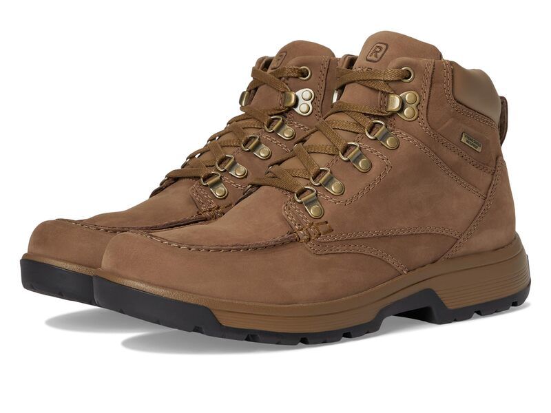 ロックポート メンズ シューズ ブーツ・レインブーツ Rockport Ezra Waterproof Boots Taupe Leather トープ