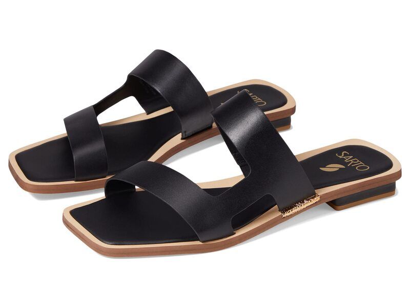 フランコサルト レディース シューズ サンダル Franco Sarto Emily Black Leather ブラック