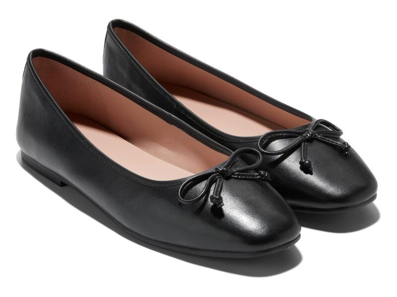 コールハーン レディース シューズ サンダル Cole Haan Yara Soft Ballet Black Leather ブラック