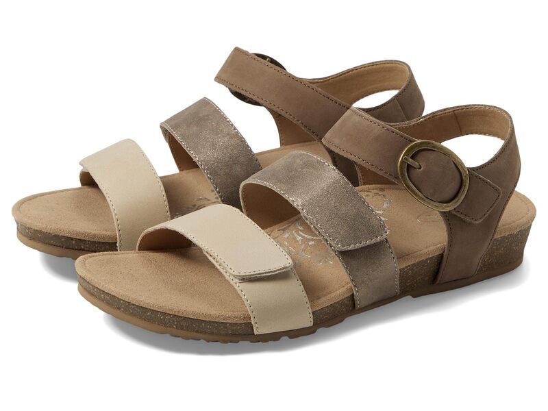 エイトレックス レディース シューズ サンダル Aetrex Lilly Taupe トープ