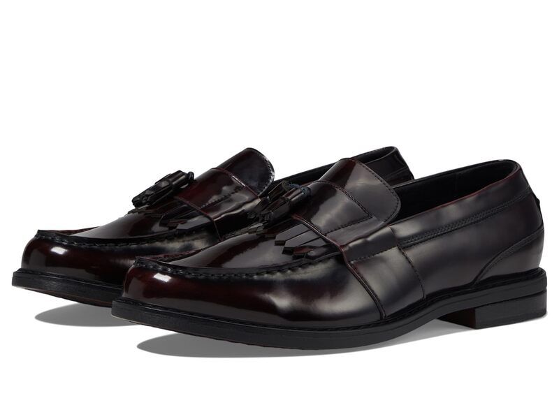 ノンブッシュ メンズ シューズ スリッポン・ローファー Nunn Bush Keaton Moc Toe Kiltie Tasseloafer Burgundy Multi バーガンディ