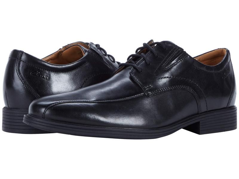 クラークス メンズ シューズ オックスフォード Clarks Whiddon Pace Black Leather ブラック