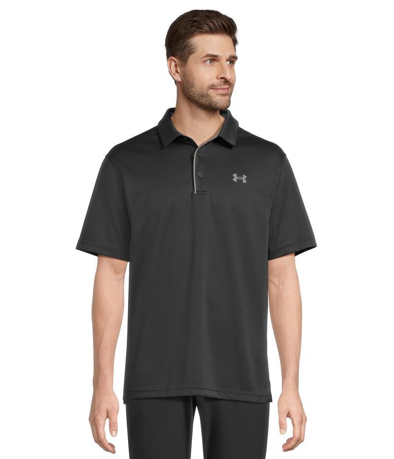 アンダーアーマー メンズ トップス シャツ Under Armour Golf Tech Polo BlackGraphite ブラック