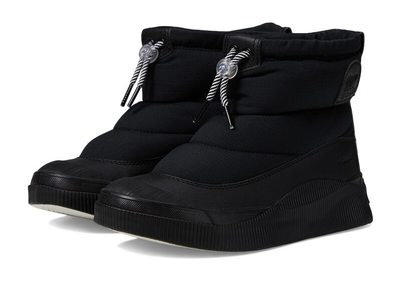 ソレル レディース シューズ ブーツ・レインブーツ SOREL Out N About IV Puffy Waterproof BlackChalk チョーク