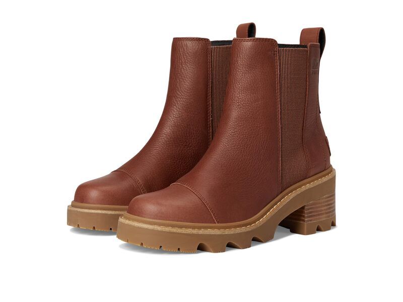 ソレル レディース シューズ ブーツ・レインブーツ チェルシー SOREL Joanow Chelsea Rustic BrownGum 2 ブラウン