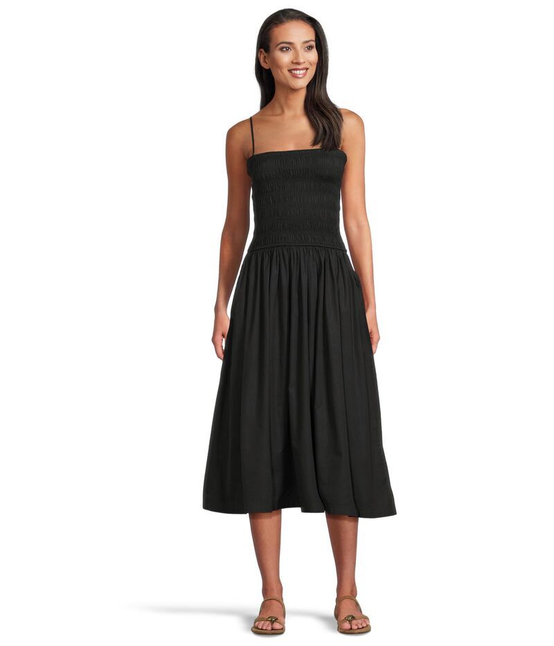 メイドウェル レディース トップス ワンピース Madewell Peony Dress Jet Black ブラック