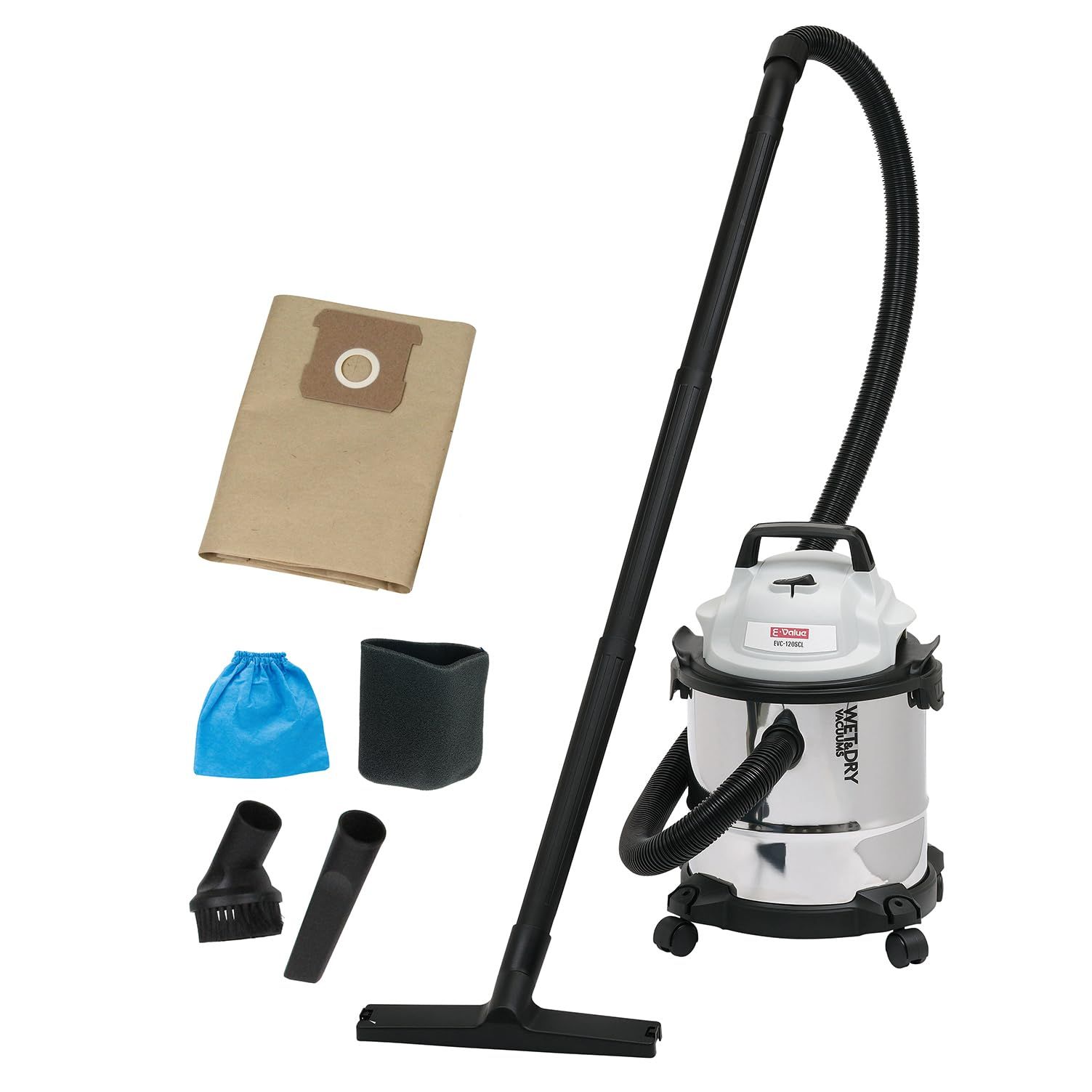 イーバリュー(E-Value) 乾湿両用掃除機 12L EVC-120SCL/ ac39311b