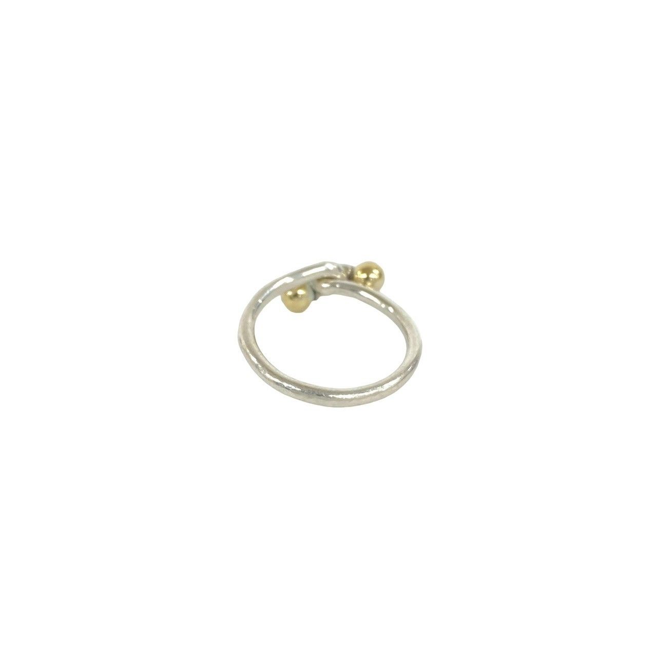 極 美品 TIFFANY&Co. ティファニー ダブル フック＆アイ リング