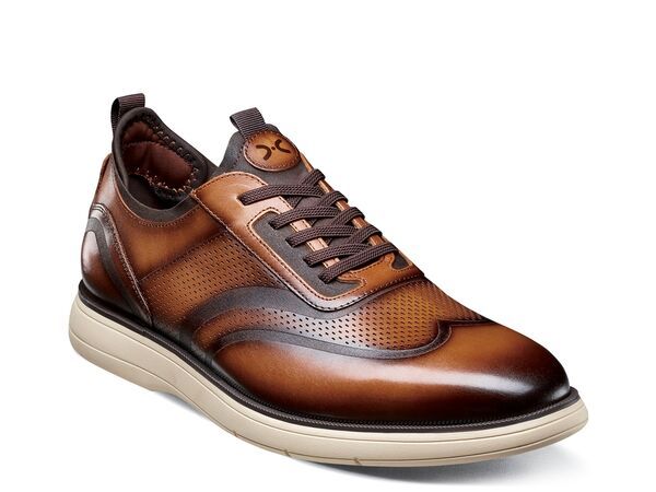 ステイシーアダムス メンズ シューズ オックスフォード ウィングチップ Stacy Adams Edgewood Wingtip Oxford Cognac