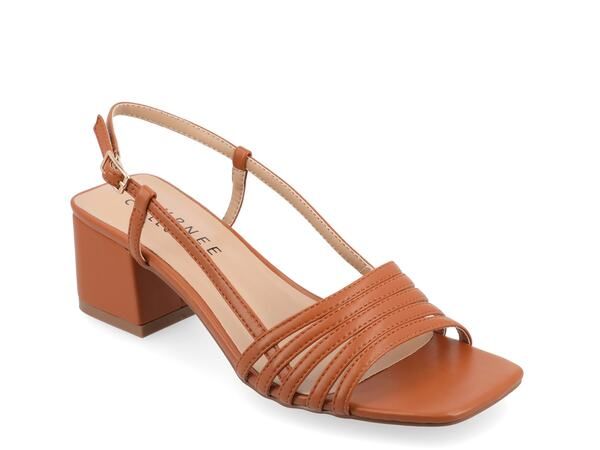 ジュルネ コレクション レディース シューズ サンダル Journee Collection Shayana Sandal Cognac