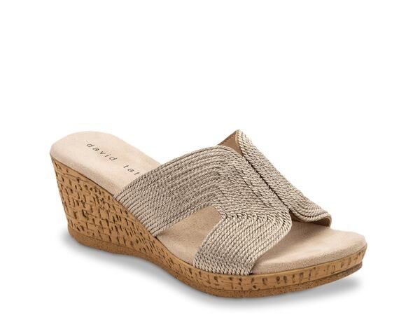 ダイビッドテイト レディース シューズ サンダル David Tate Vikki Wedge Sandal Wheat