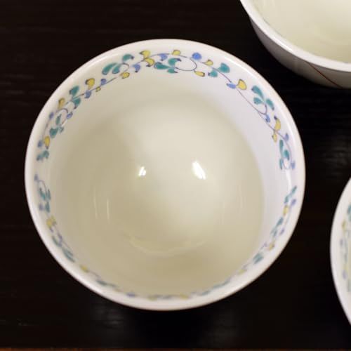 和座の蔵 おしゃれ 湯呑み 九谷焼 湯呑み茶碗 5客 セット 五草花 陶器 高級 ブランド 来客用 和食器 日本製 新築祝い 開店祝い 結婚祝い プレゼント ギフト送料無料 2e4c7d07