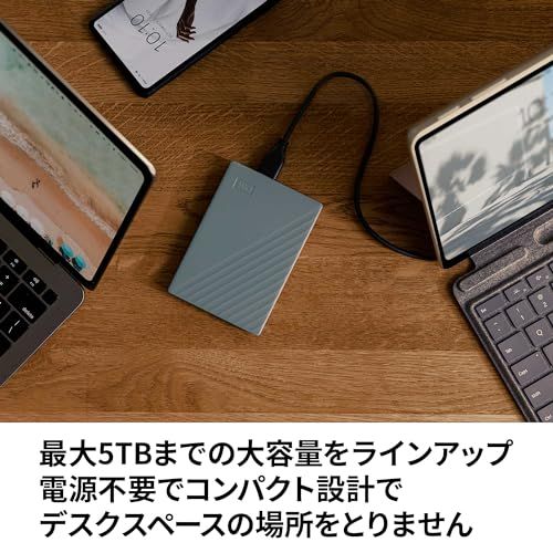 ウエスタンデジタル(Western Digital) WD ポータブルHDD 4TB USB3.0 グレー My Passport USB-C USB-C&USB-A両対応 暗号化 パスワード保護 外付けハードディスク / メーカー3年保証 3bd45092 ウエスタンデジタル(Western Digital) WD ポータブルHDD 4TB USB3.0 グレー My Passport USB-C USB-C&USB-A両対応 暗号化 パスワード保護 外付けハードディスク / メーカー3年保証 3bd45092
