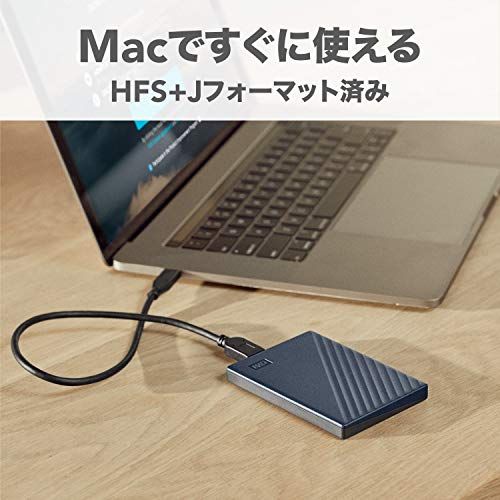 ウエスタンデジタル(Western Digital) WD Mac用ポータブルHDD 4TB USB3.0 タイムマシン対応 My Passport for Mac 暗号化 パスワード保護 / メーカー3年保証 WDBA2F0040BBL-W 4a68b9df