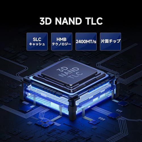 fanxiang S880 M.2 SSD 2TB NVMe 2280 最大7300MB/s PCIe Gen4.0x4 64Gb/s M.2 SSD PS5動作確認済 3D NAND TLC 内蔵SSD SLCキャッシュ グラフェン素材 放 0b71cf84
