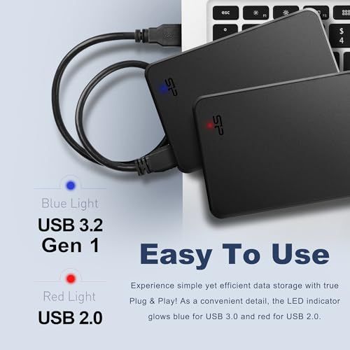 シリコンパワー 外付けSSD 2TB USB 3.2 Gen 1 Type-A メーカー3年限定保証 Type-A to USB Type-C コネクター付属 SP020TBPSDS05SAKTC送料無料 c71749c5
